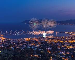 Cannes Port Fireworks
